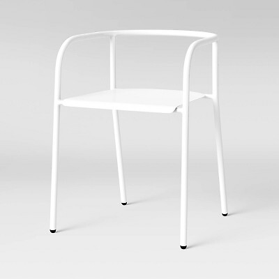 Кресло Pillowfort с наволочкой рабочий стол Офисный стул штабелирующий Современный кабинет белого цвета 8990₽