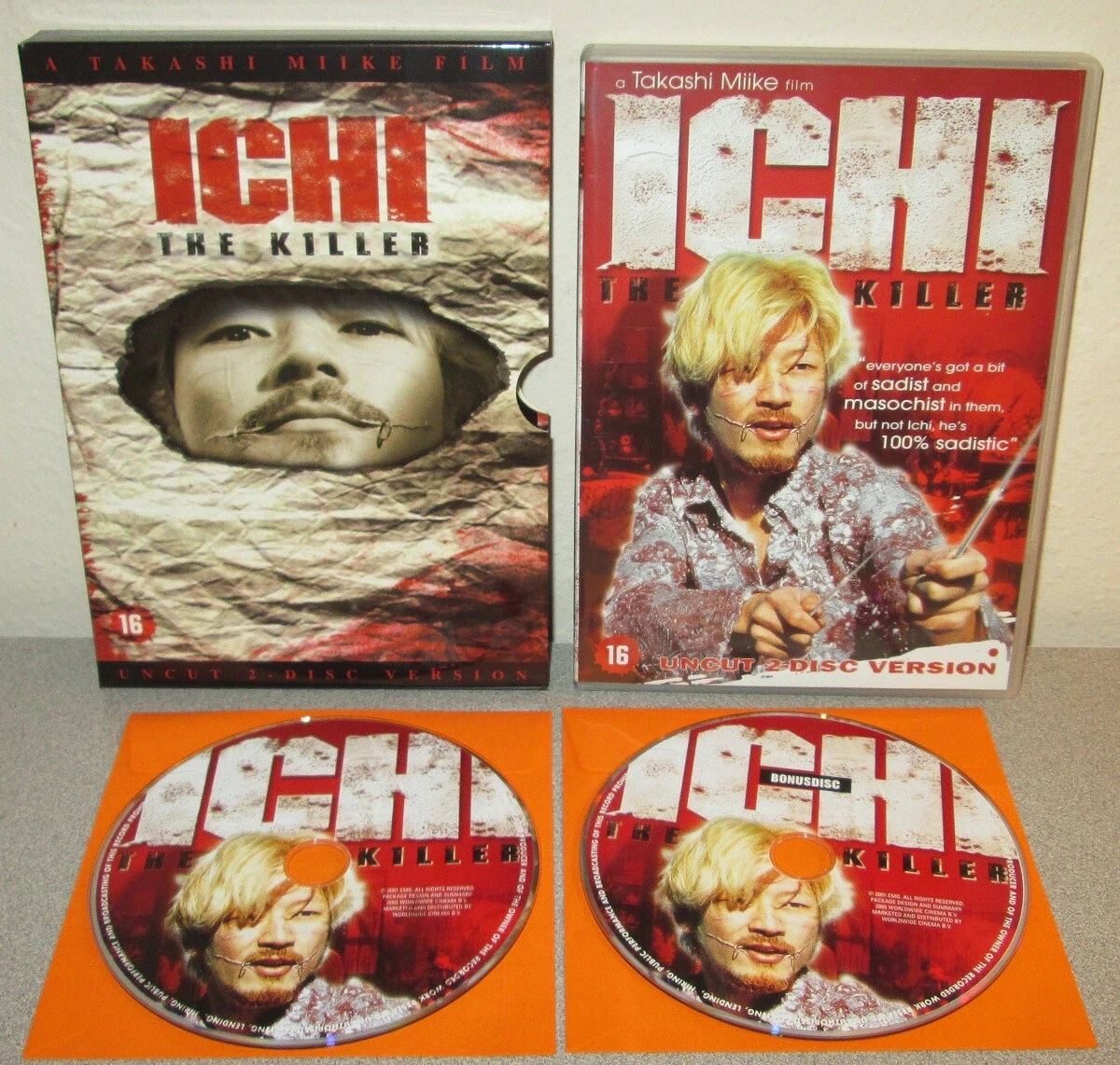 ICHI O ASSASSINO - FILME DE TAKASHI MIKE (BOX COM 2 DVDS