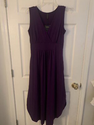 knee length dresses for ladies Purple Sun Dress main image 1