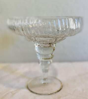 Signed ROSENTHAL STUDIO LINE CRYSTAL COMPOTE STRUCTURE 395 PATTERN