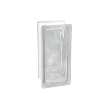 Glass Block Wave Pattern For Windows Walls Bathroom 3.75" x 7.75" x 3.12" 10-Pk