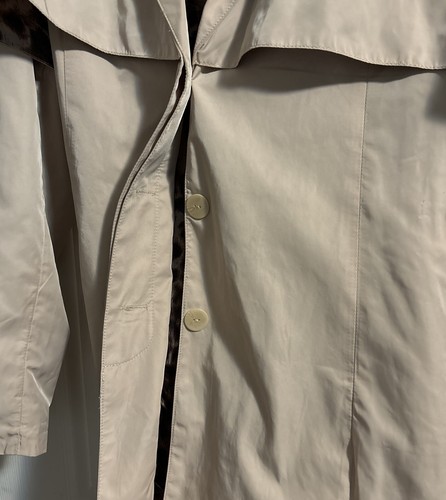 American Glamour Badgley Mischka Women’s Trench Coat Size 3X Tan - Picture 5 of 9