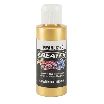(132,67 /1l) pearl Satingold Createx Airbrush Colors Farbe 120ml 12 5307 Createx