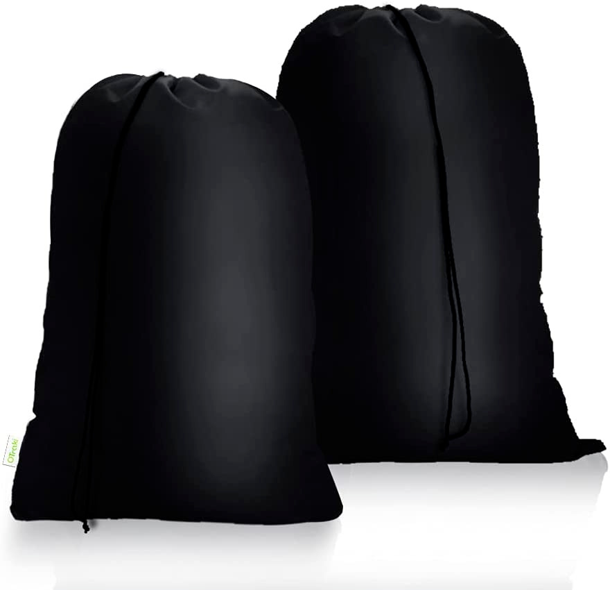 Paquete de 2 bolsas de lavandería extra grandes de 30"" X 40"" de alta resistencia XL bolsa organizadora apta, NUEVO