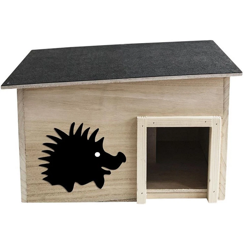 Igelhaus Igelhütte Igelhöhle Winterquartier Nest Kuppel FSC Naturholz 40x32x24cm