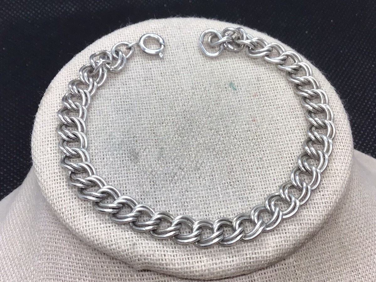 アクセサリー Vintage silver925 chain bracelet Nice Vintage Sterling Silver 925 Chain Bracelet Men Jewelry