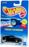 Mattel Hot Wheels 1991 1:64 Scale Black Ferrari Testarossa Die Cast Car Colle... on sale Mattel Hot Wheels 1991 1:64 Scale Black Ferrari Testarossa Die Cast Car Colle... on sale