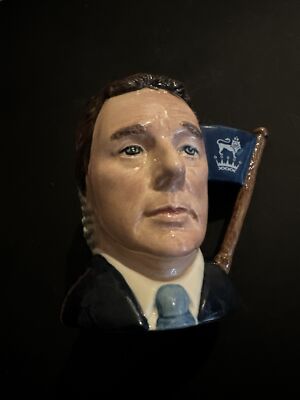 Royal Doulton Sir Henry Doulton Michael Doulton D6921 Toby Jug Small 1992 Blank