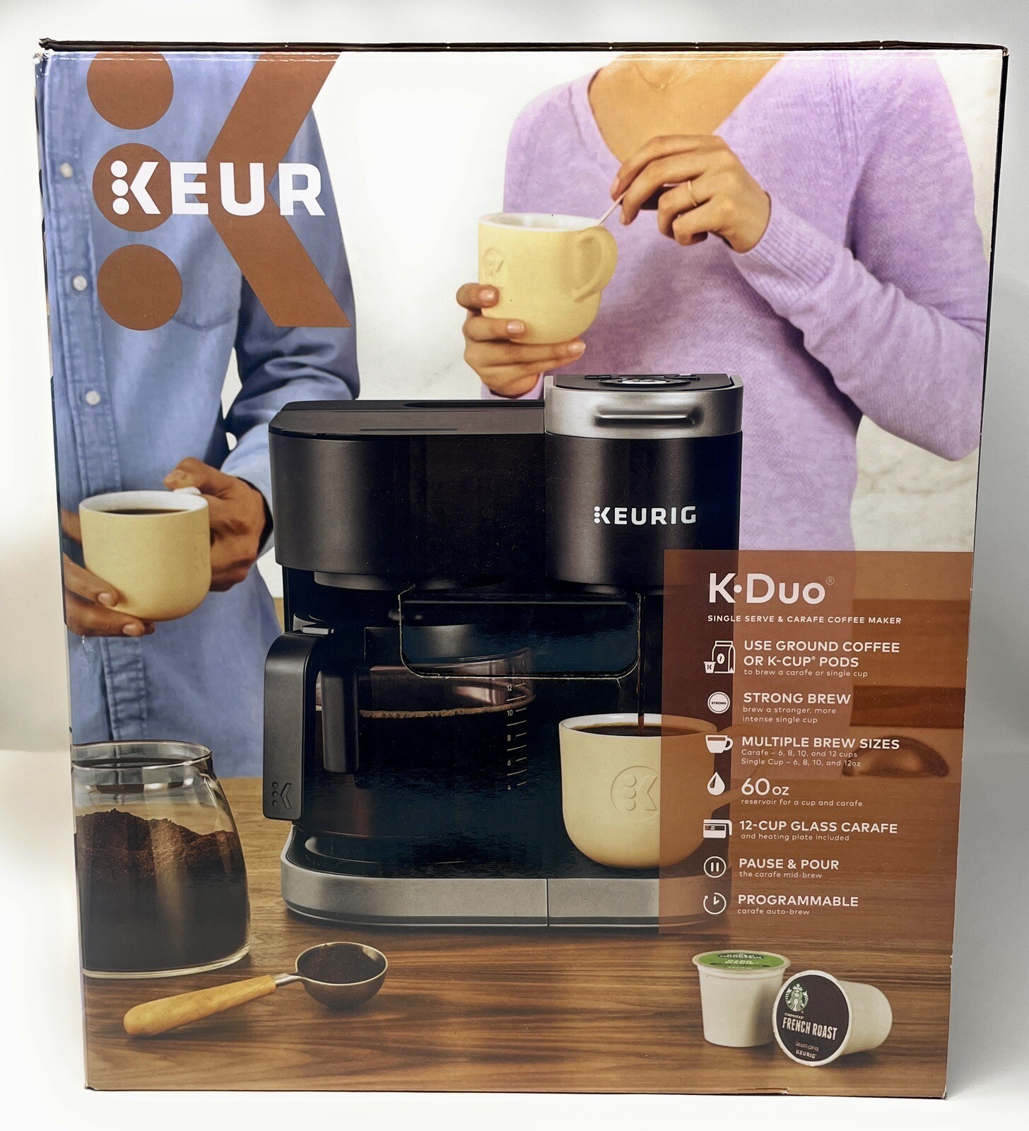Keurig KDuo 12Cup Coffee Maker and Single Serve KCup Brewer