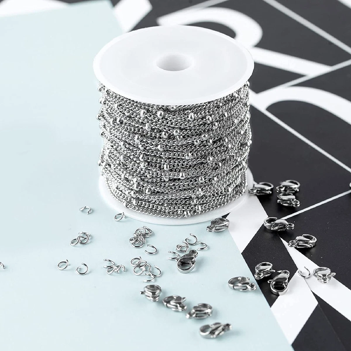 Stainless steel jewelry sales chain by the foot