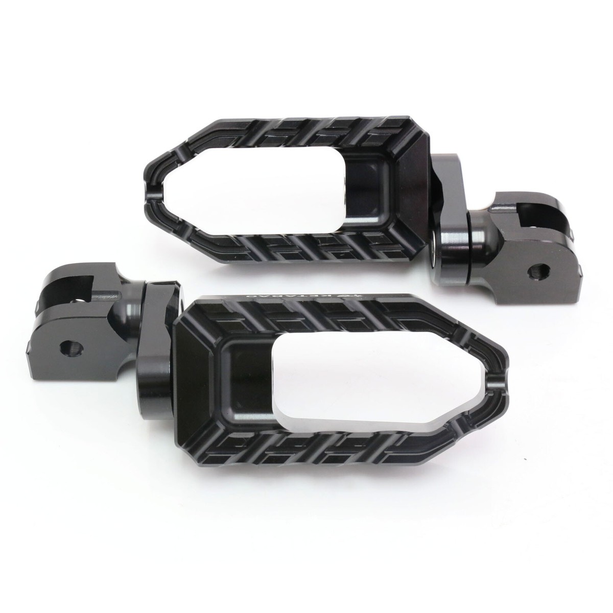 buzz　　1208 BUZZ 1 inch Lower Front Foot Pegs Black For ZX-6R 636 Ninja