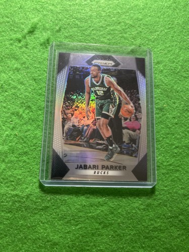 JABARI PARKER PRIZM SILVER CARD MILWAUKEE BUCKS 2017-18 PRIZM BASKETBALL REFRACT - Picture 4 of 12