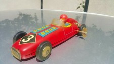 VINTAGE CAR RACER N3 FORMULA WIND UP TOY GERMANY GDR DDR JAPAN ORIG. KEY WORKS