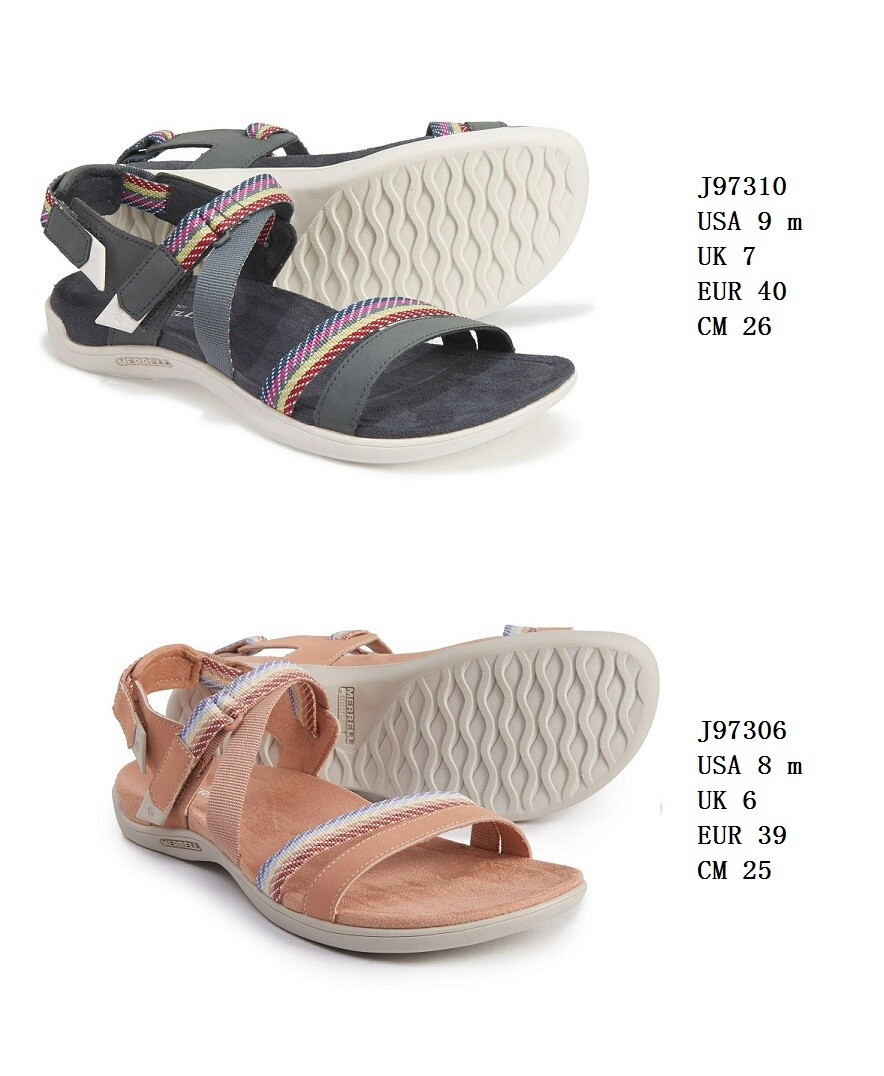 Nuovo con scatola Merrell District Mendi Backstrap Sandalo Toscana TAGLIA 8 o Turbolenza TAGLIA 9