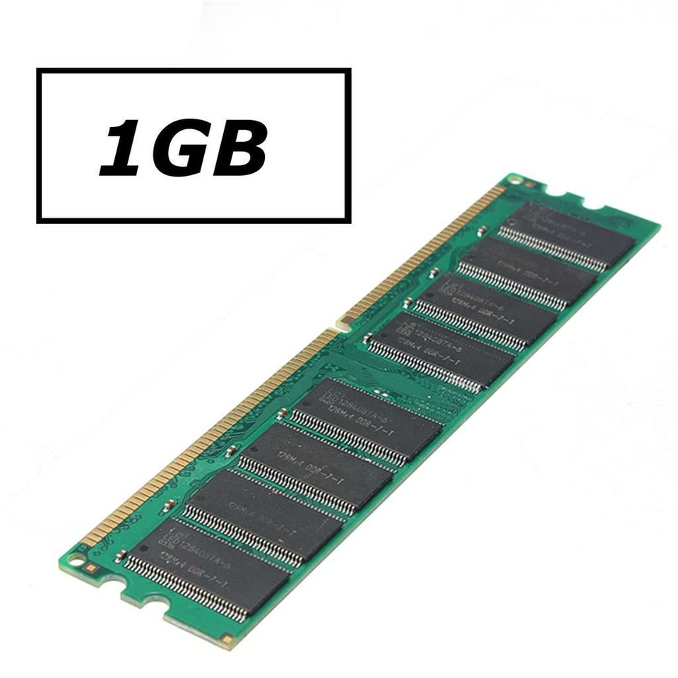 1GB 1024mb DDR DDR1 RAM Mémoire PC2100 266MHz 184-pin 2.5V Mémoire Vive - Photo 2/4