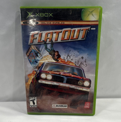 Empire Interactive FlatOut Xbox NTSC-U/C T Teen 2004 Racing w/ Case Manual