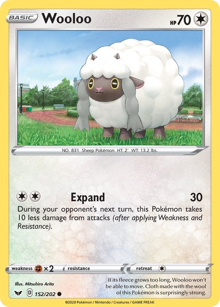 NM - Wooloo (152) SWSH01 - 152/202 SWSH01: Sword & Shield Base Set