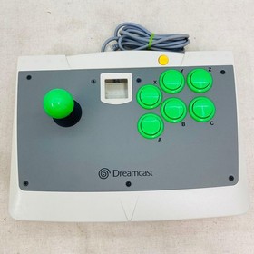 SEGA Dreamcast Arcade Stick HKT-7300 with Box Tested Japan Genuine Controller