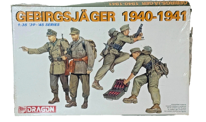 DRAGON 1:35 SCALE " GERIRRGSJAGER 1940-1941 " SPZABT 508 ITALY 1940-41 #6345