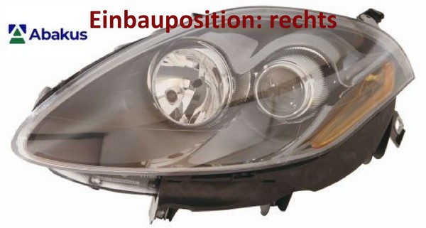 Abakus 661-1153RMLDEM2 Hauptscheinwerfer Rechts Scheinwerfer FüR Fiat-image
