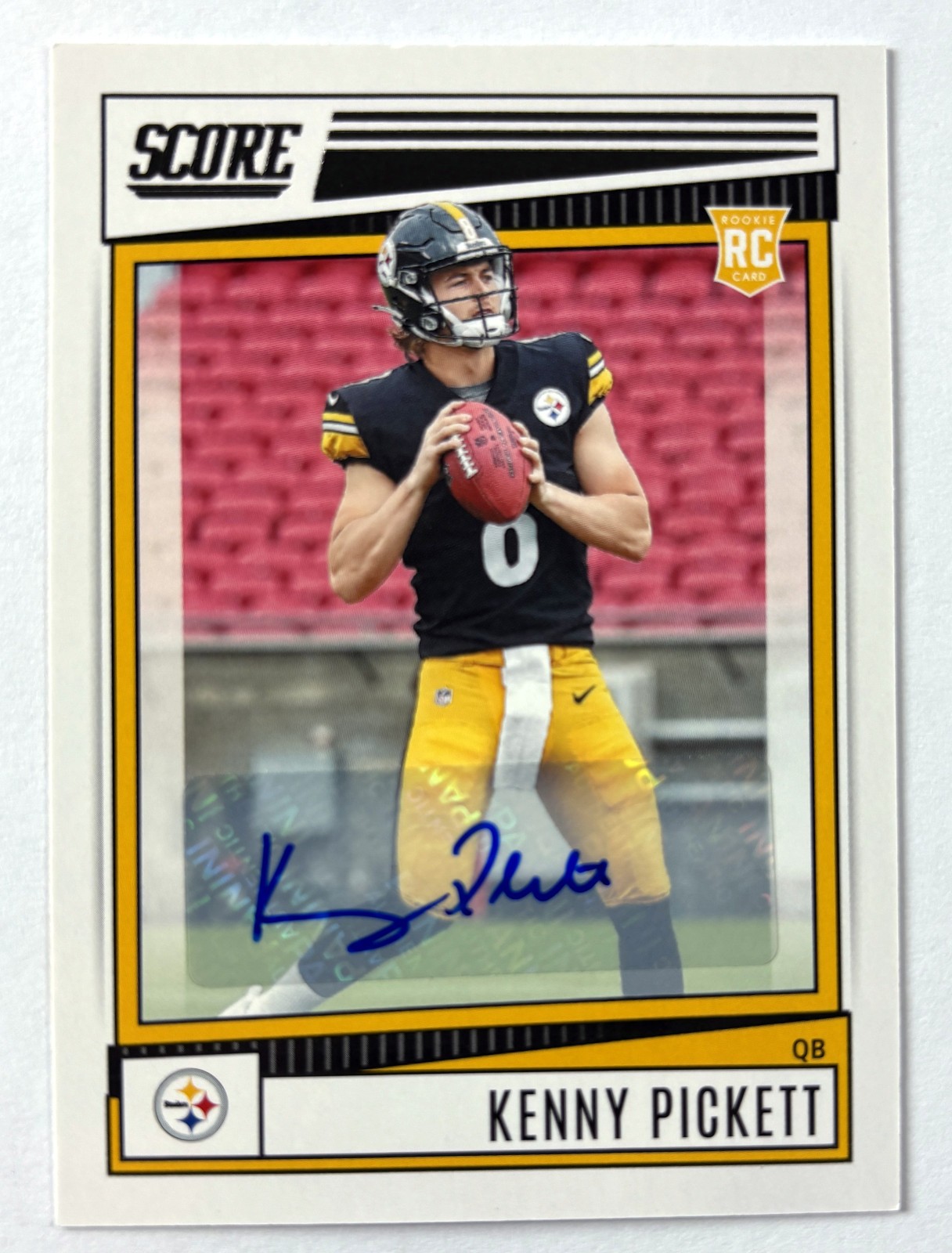 Kenny Pickett 2022 Score #301 Autograph Signatures RC Rookie