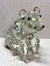 SHANNON CRYSTAL DESIGNS OF IRELAND GRIZZLY BEAR - 4-3/4" HIGH