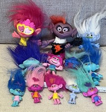 Assortment of DreamWorks Trolls Mini Figures and Small Dolls, 12 pcs.