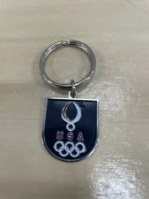 Vintage Team USA Olympic Pendent -  Aminco - Blue Shield