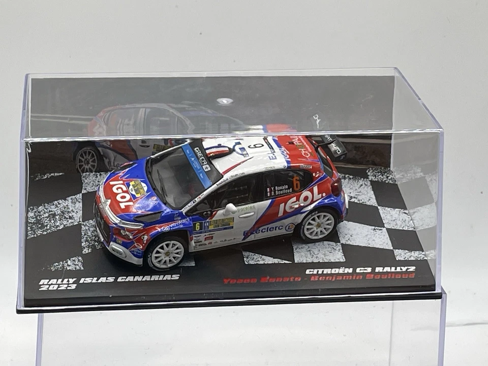 1/43 CITROEN C3 RALLY 2 RALLY CANARIAS 2023 YOANN BONATO Foto 4 de 4