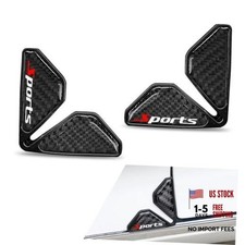 Car Door Corner Edge Guard, Anti-collision Carbon Fiber Door 2 PCS Black 01