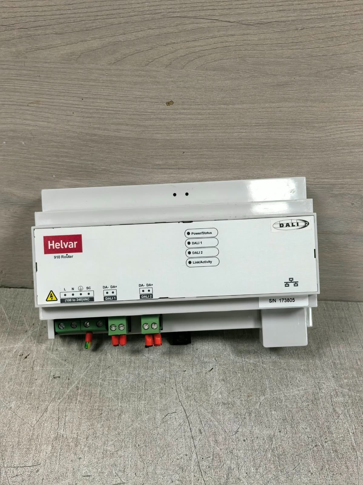 HELVAR 910 REV.45 S/W V5.4.6 HELVAR 910 IMAGINE ROUTER REV.45 S/W V5.4.6 100-240VAC 3