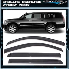 Fits 15-20 Cadillac Escalade Chevy Tahoe GMC Yukon Acrylic Window Visors 4Pc