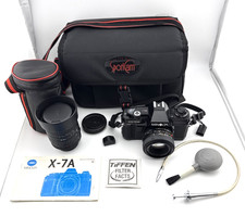 Minolta X-7A 35mm SLR Camera 50mm f/1.7 Lens Sigma 28-70 Lens and MORE Tested A