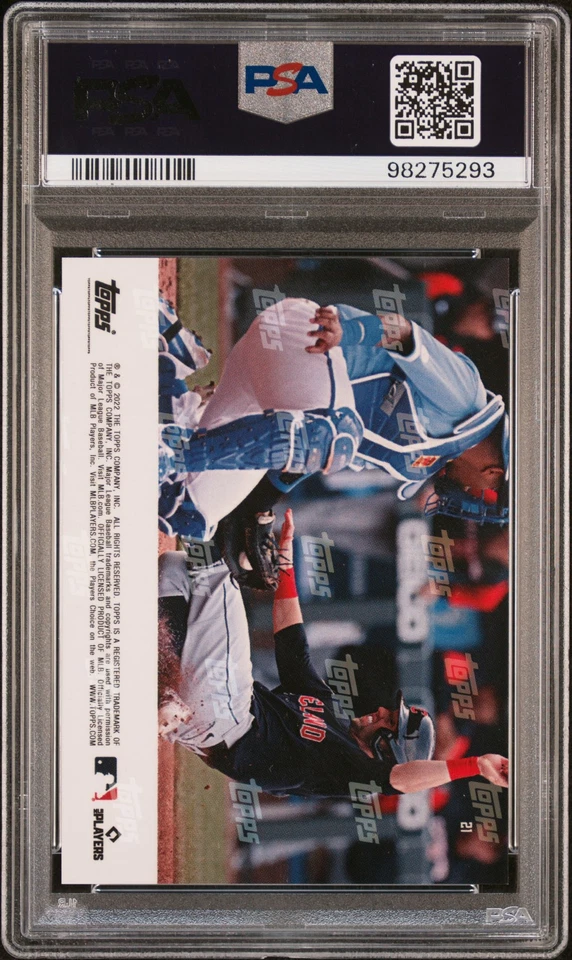 PSA 10 Bobby Witt Jr. 2022 Topps Now #21 Acrobatic Stop/Throw Rookie Card - Image 2 of 4