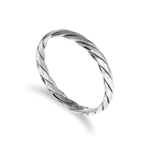 jewellerybox Bague Torsadée en Argent 925/1000 - Tailles 48 à 63 - Picture 1 of 42