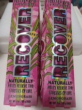 2 Packs Onyx Bathhouse Recovery Aid 4pk Bath Bombs Lemongrass Relieve Stress