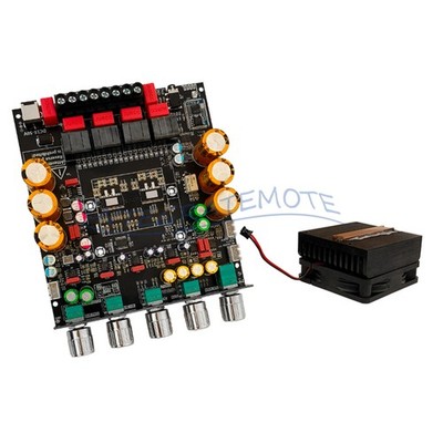 ZK-APTX3 2x300W+600W TPA3255 Bluetooth Power Amplifier Board 2.1CH Audio Module