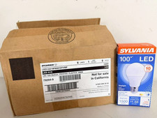 6X Sylvania LED A19 14W 5000k E26 Base Medium Daylight 1500 Lumens Frosted