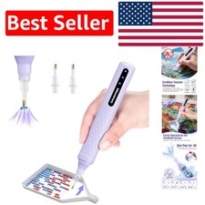 Lightweight  Rechargeable Diamond Art Pen - Effortless, Precision Crafting Tool