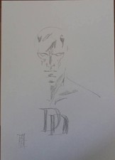 Disegno Originale Alex Maleev "Daredevil"