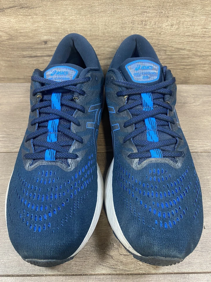 Asics Gel Kayano 28 Running Shoes Sneakers 1011B189 Navy Blue Mens Size 11.5 - Image 4 of 4