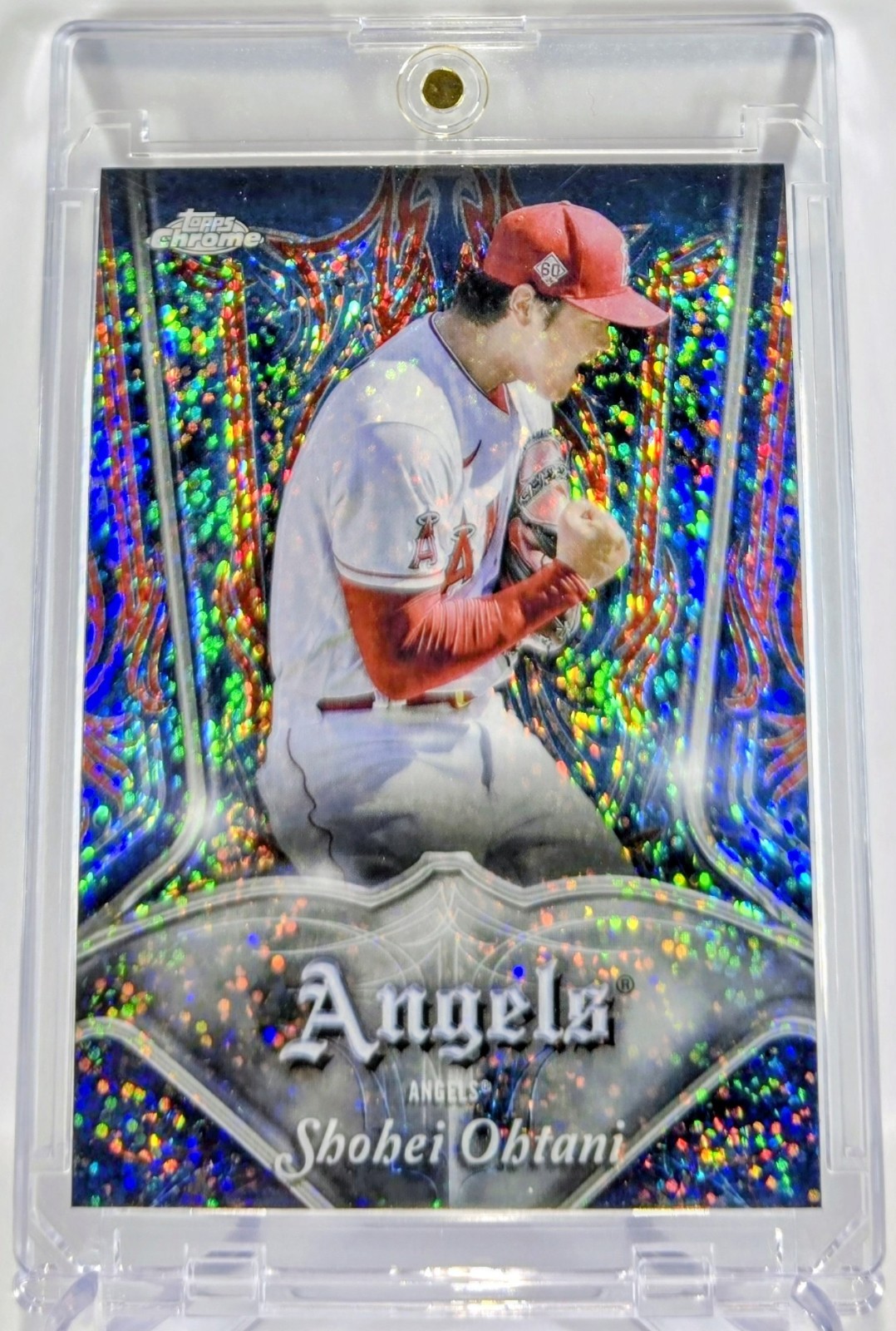 Shohei Ohtani RARE REFRACTOR INVESTMENT CARD TOPPS CHROME ROOKIE OF THE YEAR MVP