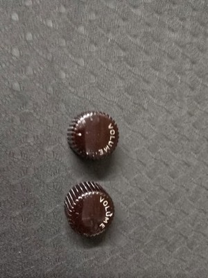 Vintage Brown Push-On Cupcake Knobs, 50's, 60's, Set of 2 Harmony, Kay