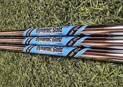 (3) New True Temper Dynamic Gold Tour Issue VSS Spinner 115 Blue Good Good Wedge