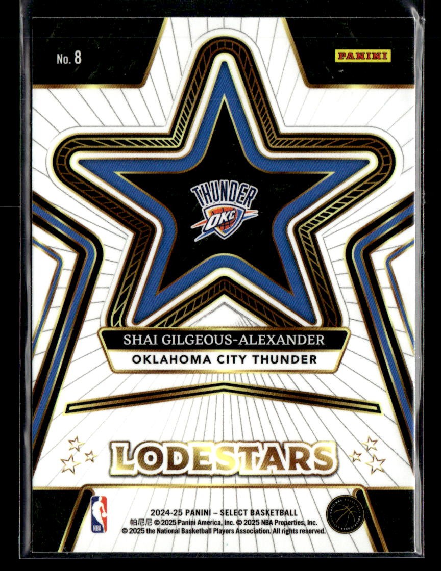 2024-25 Panini Select #8 Shai Gilgeous-Alexander Lodestars | eBay