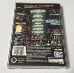 Rise 2: Resurrection (Sega Saturn, 1996) W/reg Card Tested Authentic