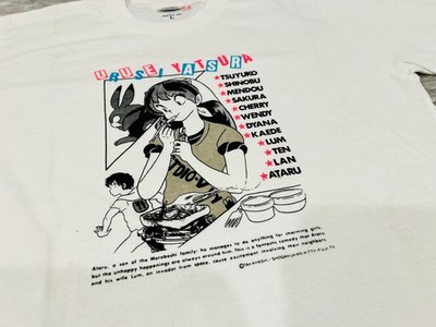 Vintage Urusei Yatsura T-shirt 90's Hobby Anime Animec City Pop Rumiko Ranma