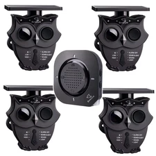 1/2 Mile Long Range Solar Wireless Driveway Alarm System IP65 Weatherproof Ou...