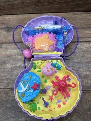 2019 Polly Pocket Tiny Power Sea Shell Purse Ocean Playset