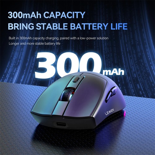 2.4G Bluetooth 1600 DPI Dual Mode Receiver Optical Mouse Wireless Gaming Mouse a - Bild 6 von 12